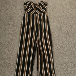 Stripped Jumpsuit